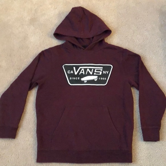 maroon vans boys